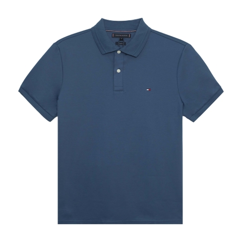 Áo Polo Tommy Hilfiger Luxury Interlock Reg - Aegean Sea