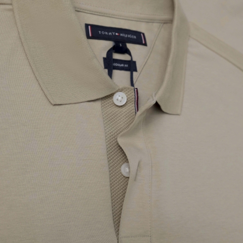 Áo Polo Tommy Hilfiger Interlock Placket Inter Reg Polo / Sandalwood