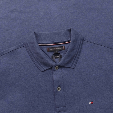 Áo Polo Tommy Hilfiger Luxury Interlock Reg / Faded Indigo Heather