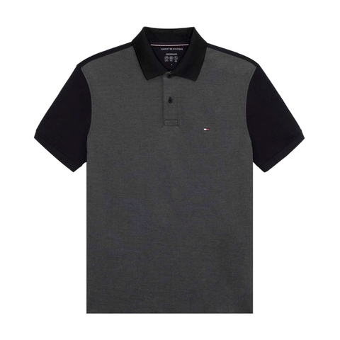 Áo Polo Tommy Hilfiger Performance Oxf Pique Reg Block - Black