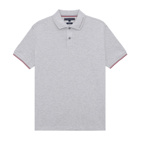 Áo Polo Tommy Hilfiger M TM FLG Tip Reg / Light Grey Heather