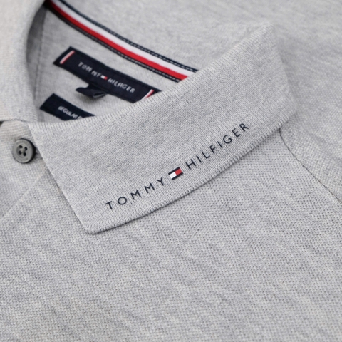 Áo Polo Tommy Hilfiger M TM FLG Tip Reg / Light Grey Heather