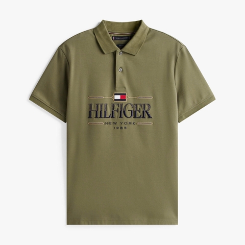 Áo Polo Tommy Hilfiger Im Icon Reg / Battle Green