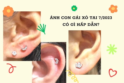 Ảnh con gái xỏ khuyên tai tại TinyBox có gì hấp dẫn 7/2023