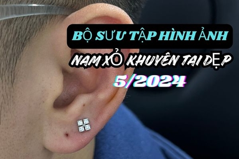 Bộ sưu tập ảnh nam xỏ khuyên tai đẹp - 5/2024