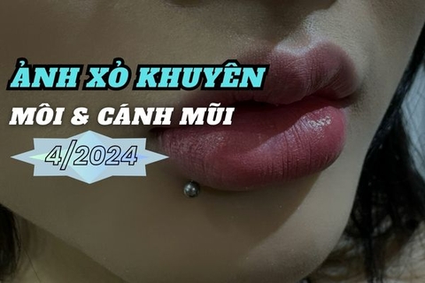 Ảnh xỏ môi và cánh mũi mới nhất tại TinyBox - 4/2024