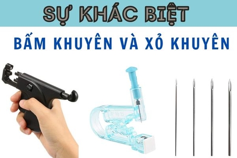 Bấm khuyên và xỏ khuyên khác nhau chỗ nào? Ưu và nhược điểm