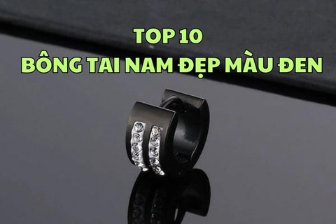 Top 10 bông tai nam đen giá tốt, chất lượng nhất tại Tp.HCM - TinyBox
