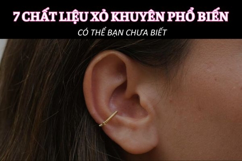 Các chất liệu dùng để xỏ khuyên có thể bạn chưa biết