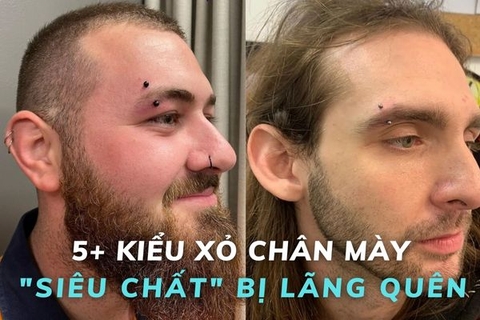 5+ kiểu dáng xỏ khuyên chân mày 