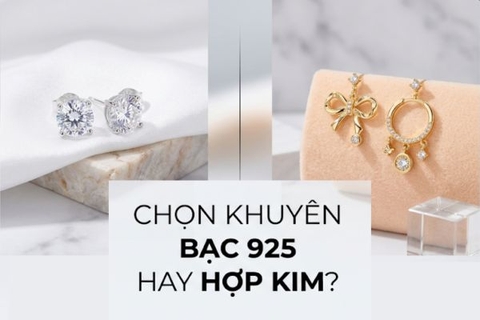 Chọn khuyên bạc 925 hay khuyên hợp kim?