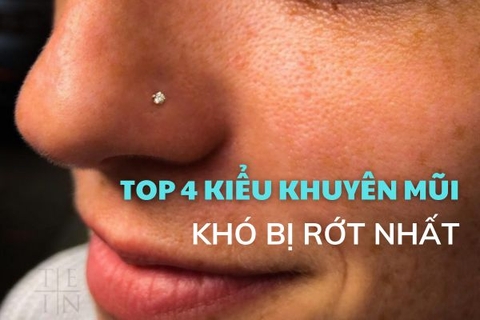 Chọn khuyên mũi nào khó bị rớt? Top 4 kiểu đáng đồng tiền