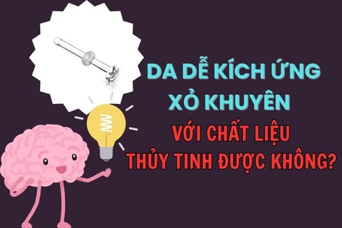 Cơ địa kích ứng xỏ khuyên thuỷ tinh được không?