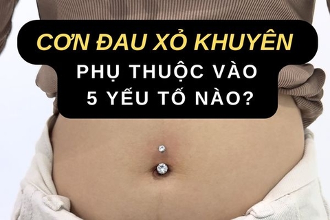 Cơn đau xỏ khuyên phụ thuộc vào những yếu tố nào?