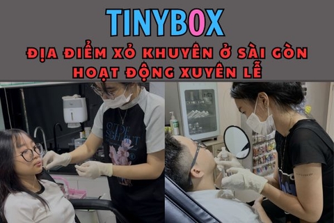 TinyBox - Địa điểm xỏ khuyên ở Sài Gòn mở xuyên lễ
