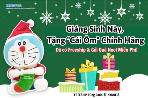 Gấu Bông Chính Hãng: Cái ôm ấm áp cho mùa Giáng Sinh