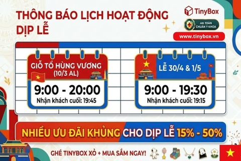 LỄ ĐẾN TƯNG BỪNG - XỎ ĐẸP HẾT MỨC CÙNG TINYBOX