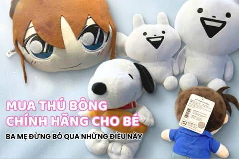 Mua Thú Bông Chính Hãng Cho Bé — Ba Mẹ Đừng Bỏ Qua Những Điều Này