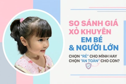So sánh giá xỏ khuyên em bé và người lớn: Vì sao có sự chênh lệch?