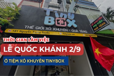 TinyBox - Tiệm xỏ khuyên hoạt động xuyên lễ 2/9 tại Sài Gòn