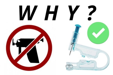 Vì sao súng bấm khuyên tai bị nghiêm cấm hiện nay?