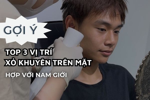 Top 3 vị trí xỏ khuyên trên mặt hợp với nam giới