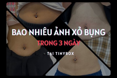 20 ảnh xỏ khuyên bụng tại TinyBox ra lò chỉ mới 3 ngày