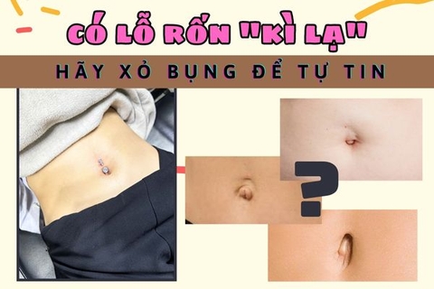 Hãy xỏ khuyên bụng để tự tin, nếu bạn có dáng rốn 