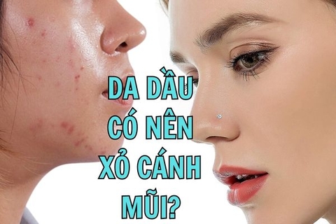 Xỏ khuyên cánh mũi cho da dầu được không? Chia sẻ 3 lưu ý
