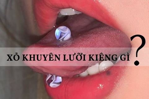 Xỏ khuyên lưỡi kiêng gì? 3 lưu ý khi xỏ khuyên lưỡi