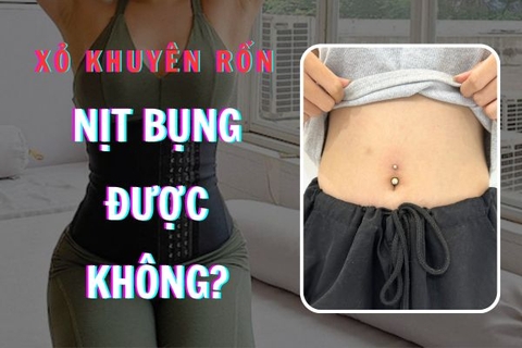 Xỏ khuyên rốn có được nịt bụng không & 3 lưu ý bạn nên biết