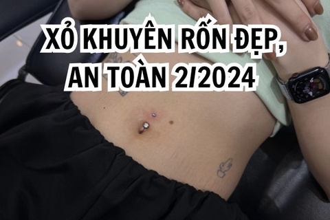 Ảnh xỏ khuyên rốn đẹp, an toàn tại TinyBox 2/2024