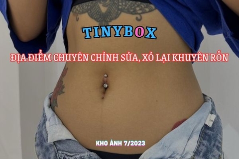 TinyBox chuyên xỏ khuyên rốn và xỏ né sẹo rốn - Ảnh 7/2023