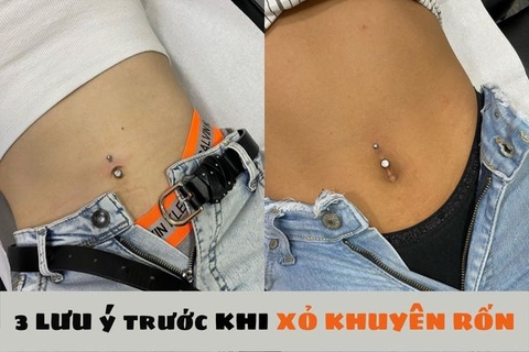 Xỏ khuyên rốn và 3 lưu ý có thể bạn chưa biết