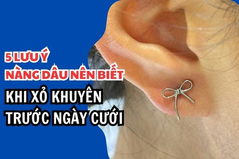 Xỏ khuyên trước đám cưới & 5 lưu ý cho cô dâu