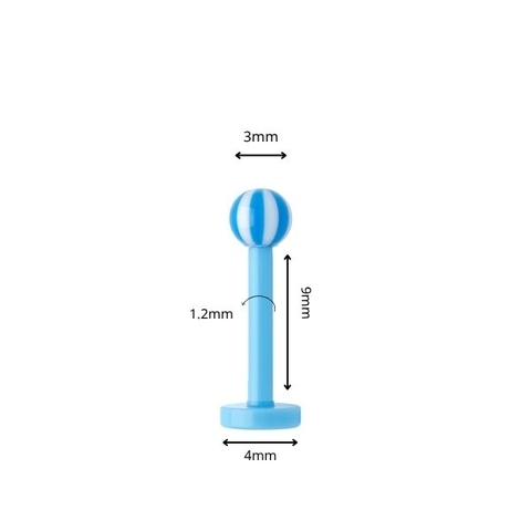 Khuyên cơ bản hợp nhiều vị trí Blue - KHÔNG GÂY KÍCH ỨNG