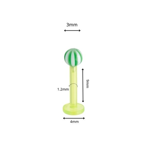 Khuyên thẳng cơ bản Green #1
