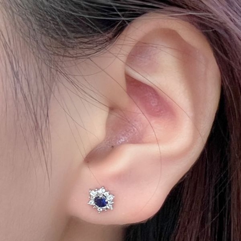 BLUE PEARL EARRINGS