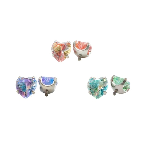 Titan / Trái tim (màu mới) - 1.2*10mm