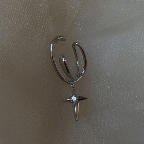 Bông tai kẹp cá tính, phong cách Unisex
