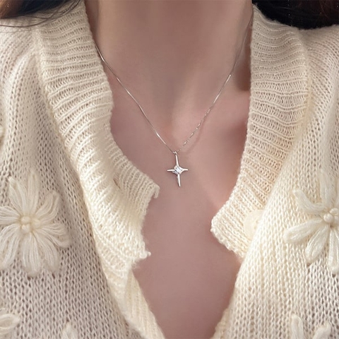 Dây chuyền thời trang nữ mặt đính đá mini Blink