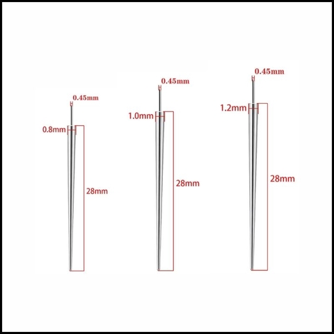 Taper/Dụng cụ dẫn hướng cho khuyên chốt nhấn