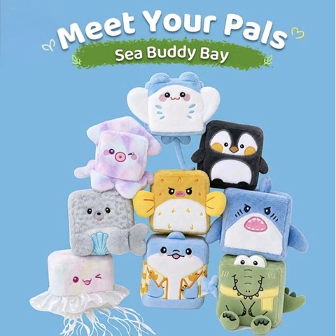 Ocean Collection - 10cm - Bạn hình vuông BST sinh vật biển