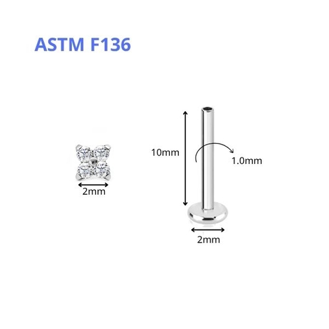 Hoa 4 cánh dễ thương, Titanium