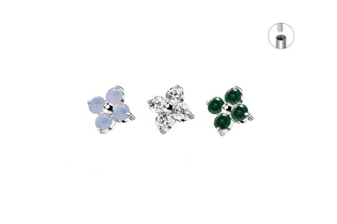 Hoa tai 4 cánh mini dễ thương (màu mới)