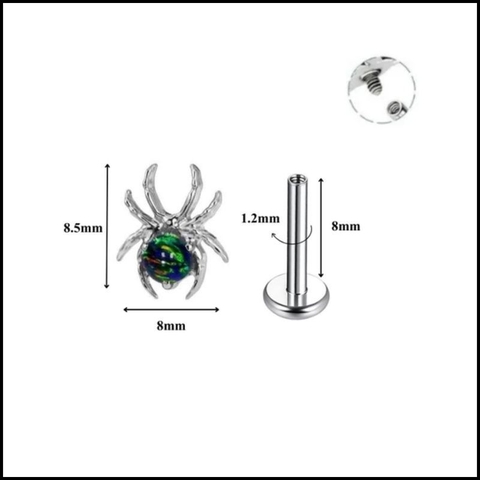Titanium / ok365 con nhện - 2 màu - 1.2*8mm