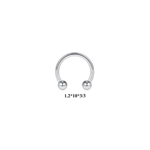Khuyên chữ U titanium có 3 size - U-SHAPED EARRINGS
