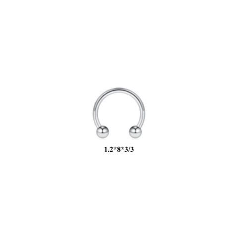 Khuyên chữ U titanium có 3 size - U-SHAPED EARRINGS