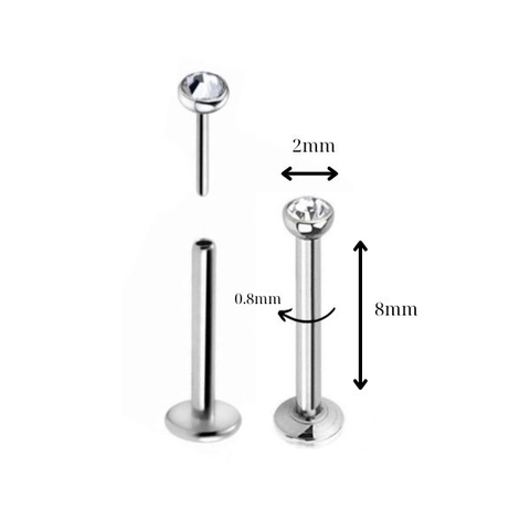 Khuyên cơ bản đeo được nhiều vị trí - 2 size