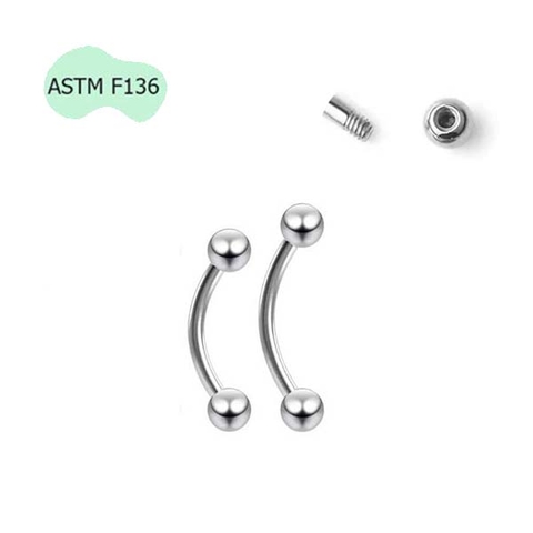 Khuyên cơ bản cho nhiều vị trí - Ren ngoài - TITAN - 2 SIZE